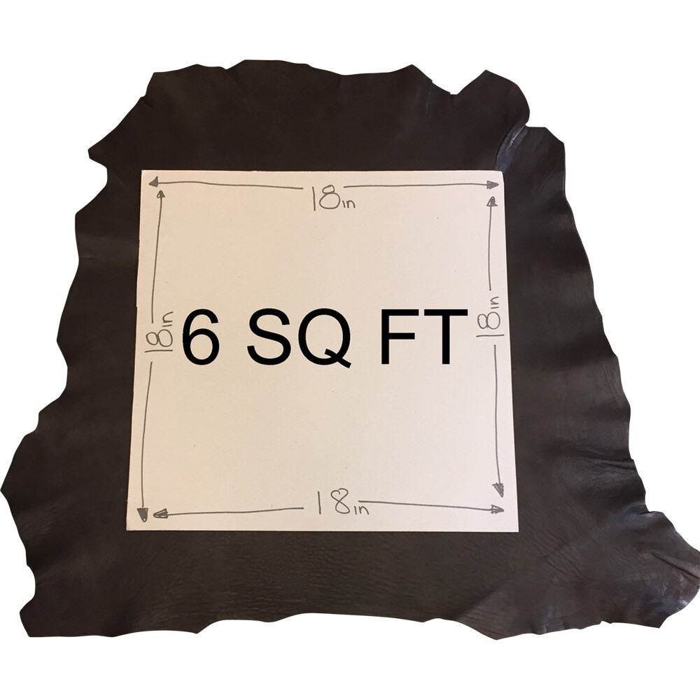 Brown Leather Hide Thin Bookbinding Crafting Material Soft DIY Upholstery Fabric