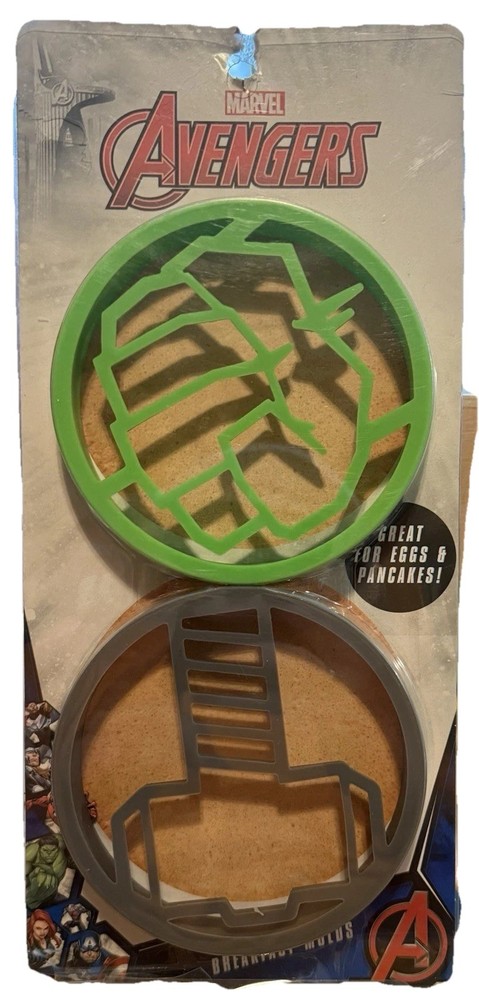 Avengers Breakfast Molds Set Of 2