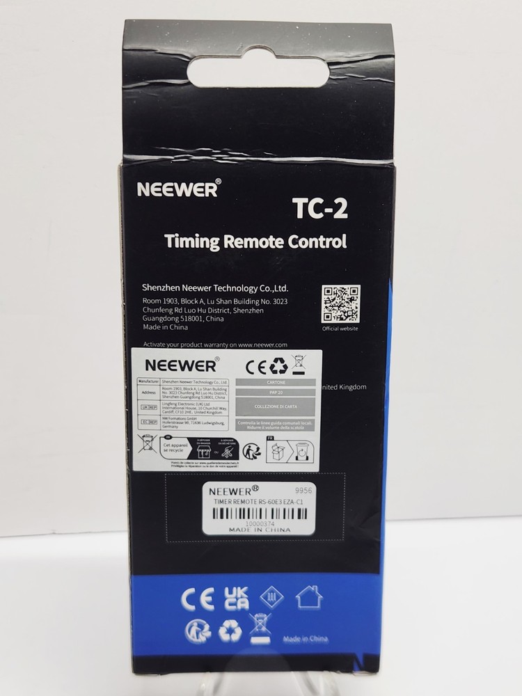 Neewer LCD Timer Shutter Release Remote Control for Canon EOS Digital Rebel