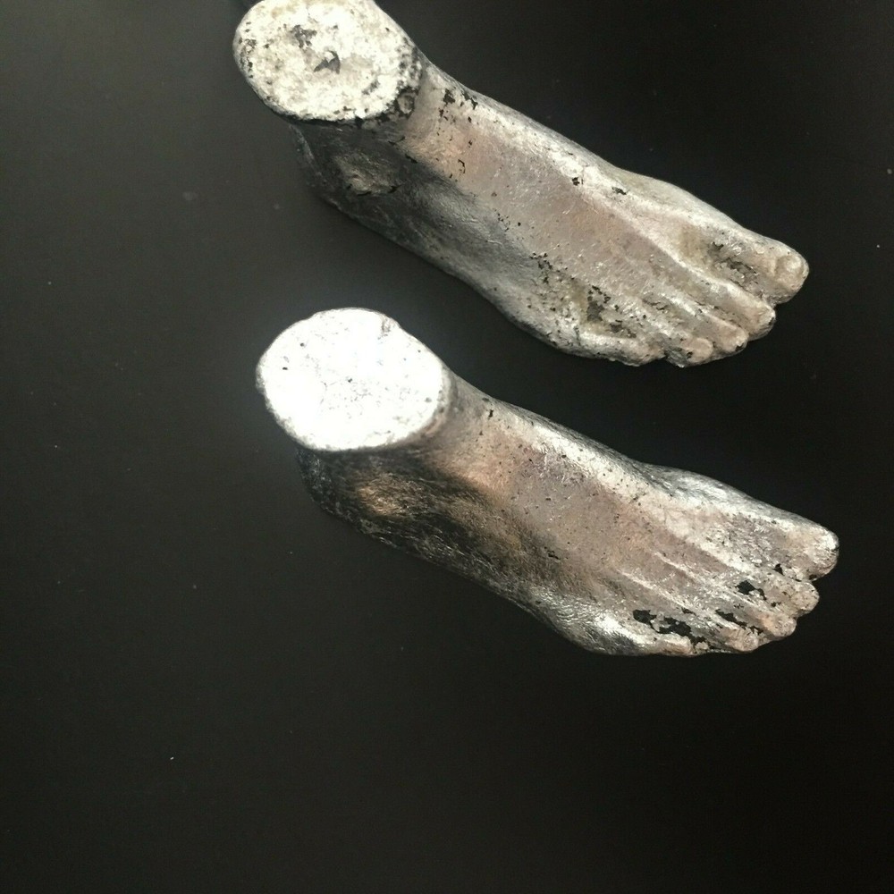 Podiatrist Foot Silver Candle Holder