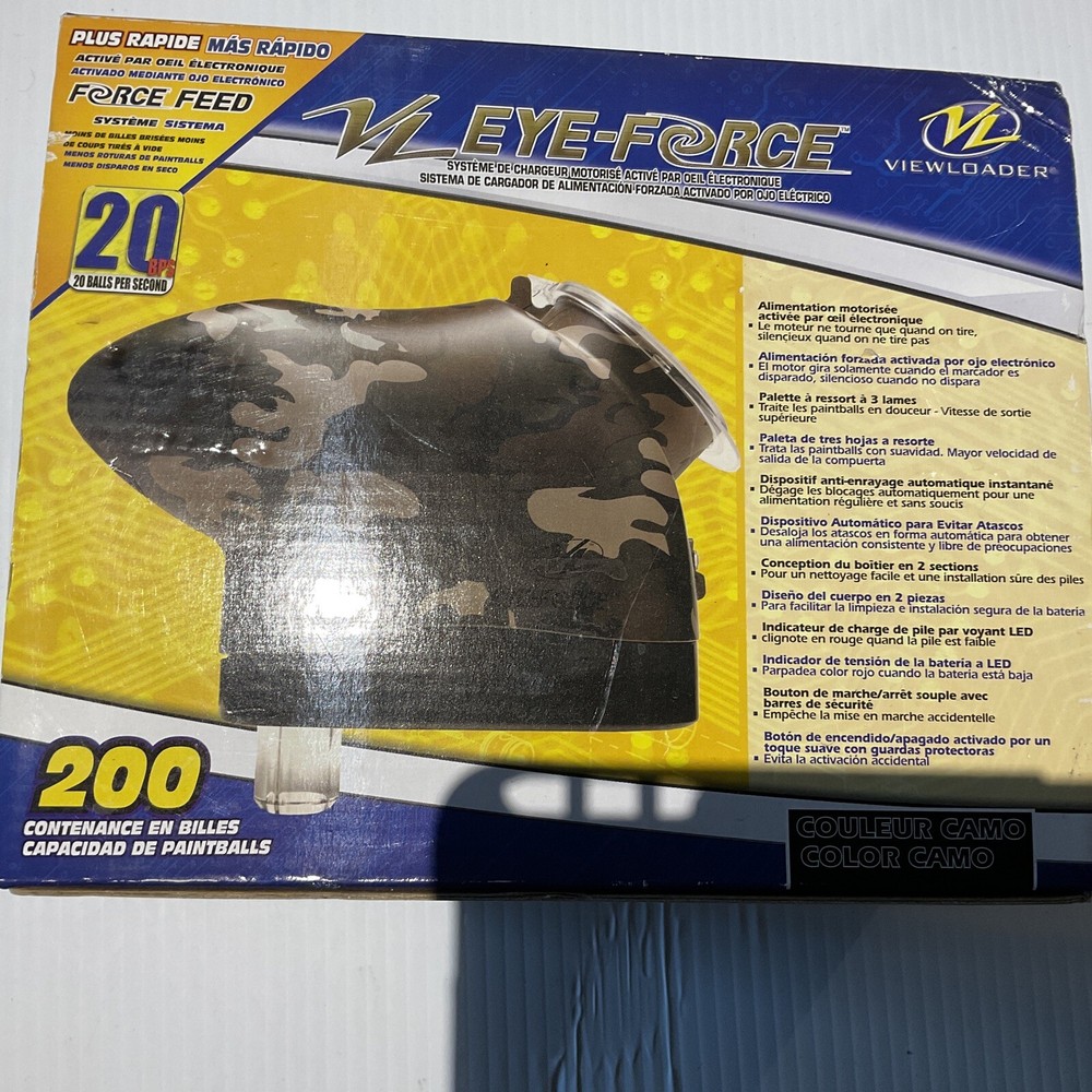 NEW! VL Eye Force Eye Activated Feed Loader System - Camo