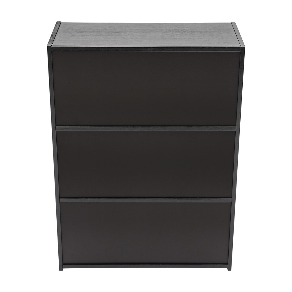 Stylish Black Storage Cabinet – Space-Saving Solution for Home Organization