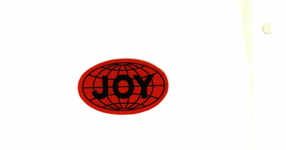 NICE JOY GLOBE COAL MINING STICKER # 608