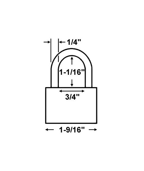 Master Lock 7035 Shrouded Padlock (NIB)