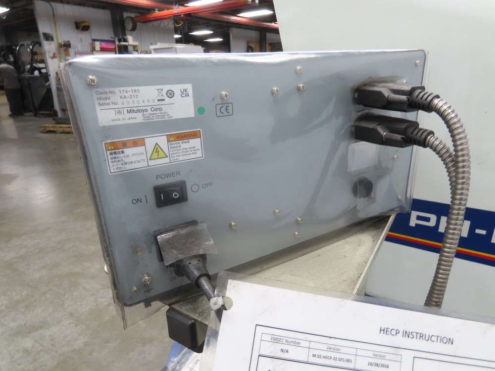 Mitutoyo PHA-14 Horizontal Optical Comparator Profile Projector Measure Counter