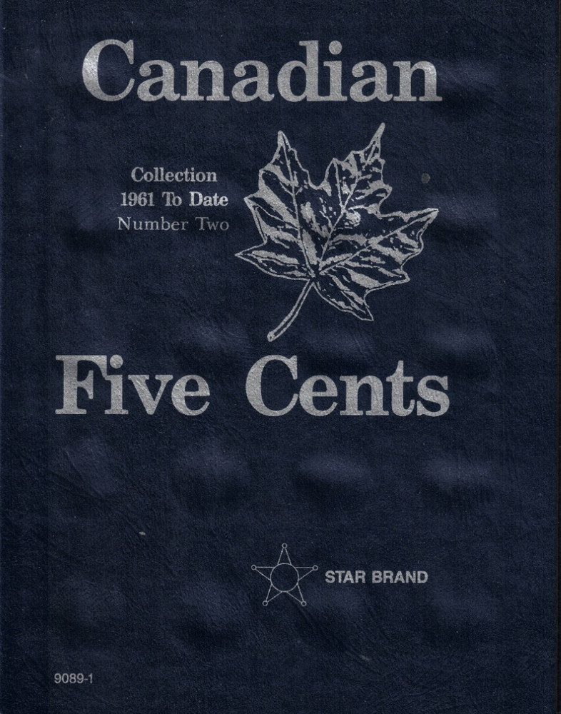 Star by Whitman Canada Five cent Folder #2 for all Issues From 1965 Through 2012