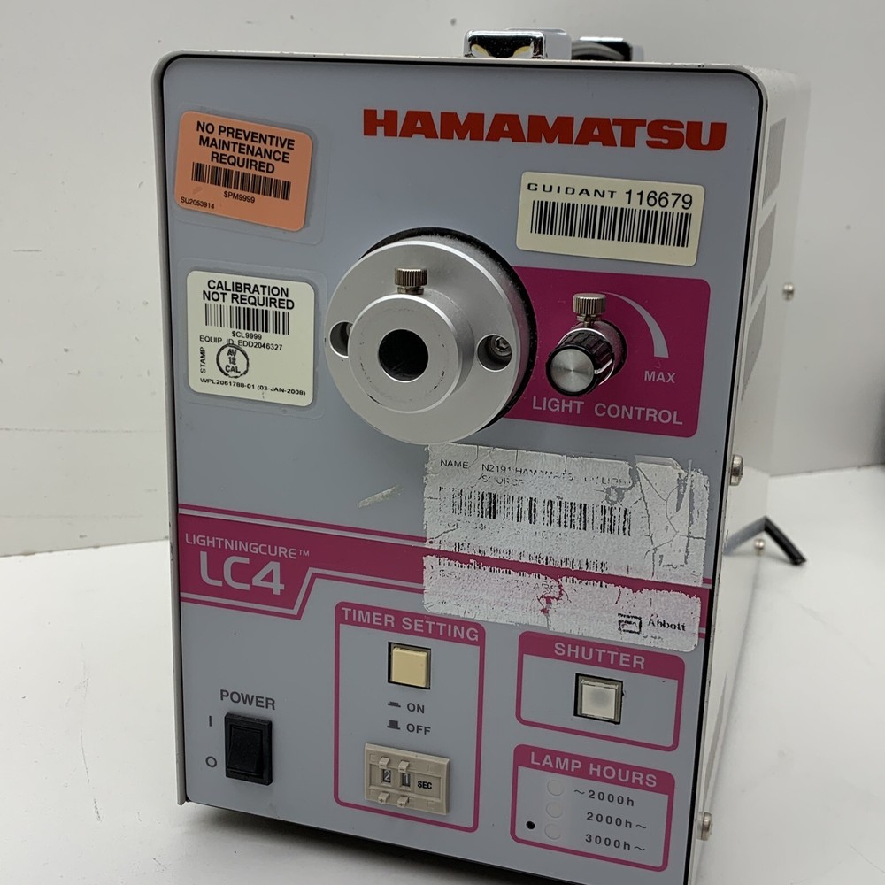 Hamamatsu Lightningcure LC4 UV Spot Light Source