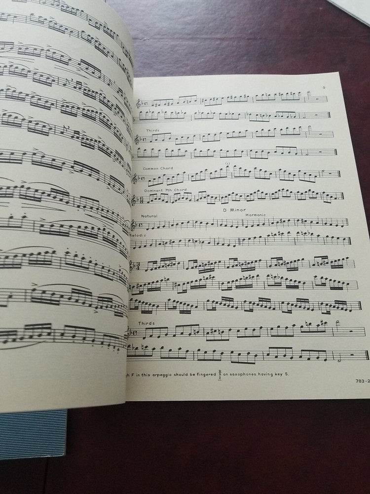 Vintage Rubank 1934 Elementary Method & 1940 Advanced Method For Saxophone