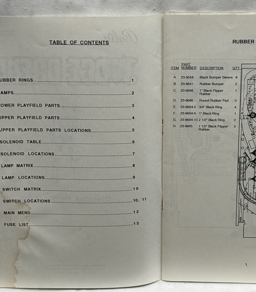 ORIGINAL-BALLY-JUDGE DREDD-OPERATORS HANDBOOK