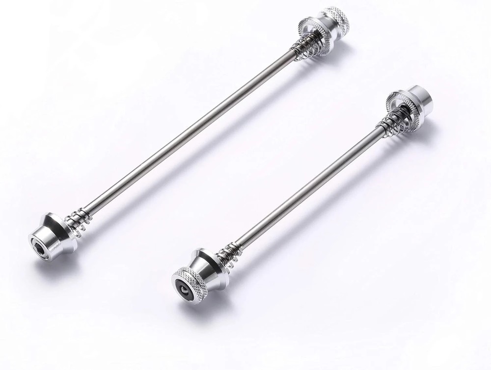 Hex Locking Skewer M5 Head Anti Theft Quick Release Secure road, sliver