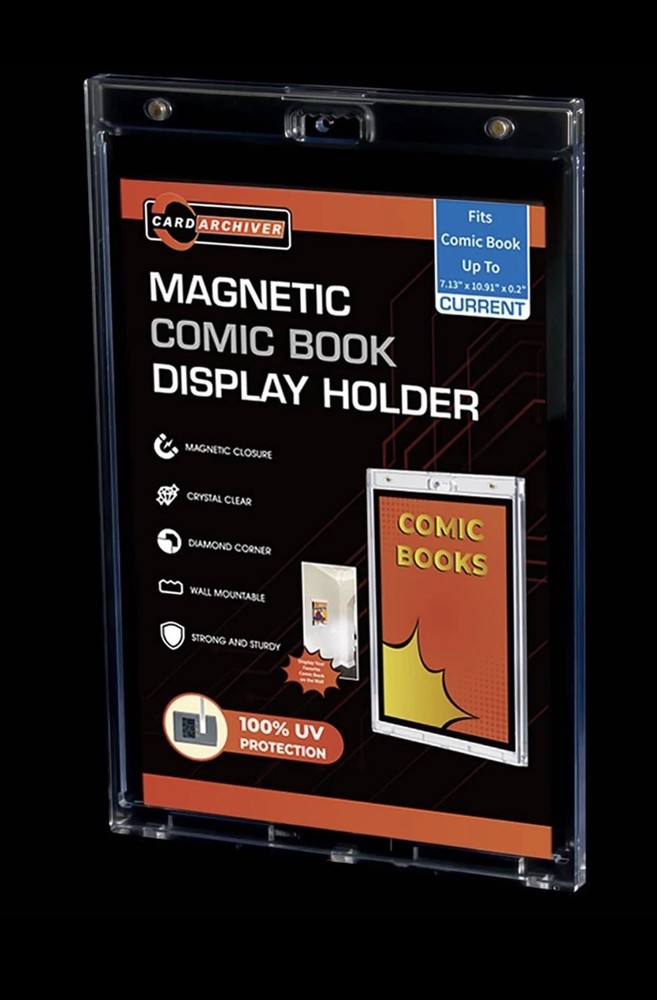 Card Archiver Magnetic Comic Book Display Holder wall mountable