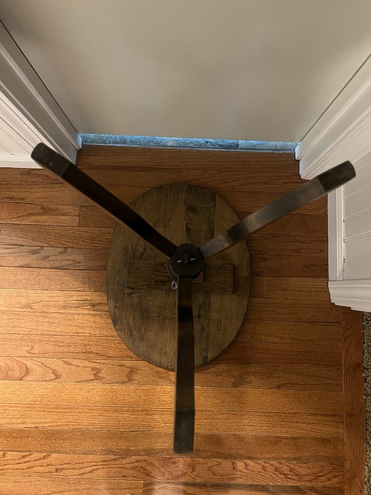 Vintage Circa 1920’s Hand Painted Mahogany Tilt Top Table