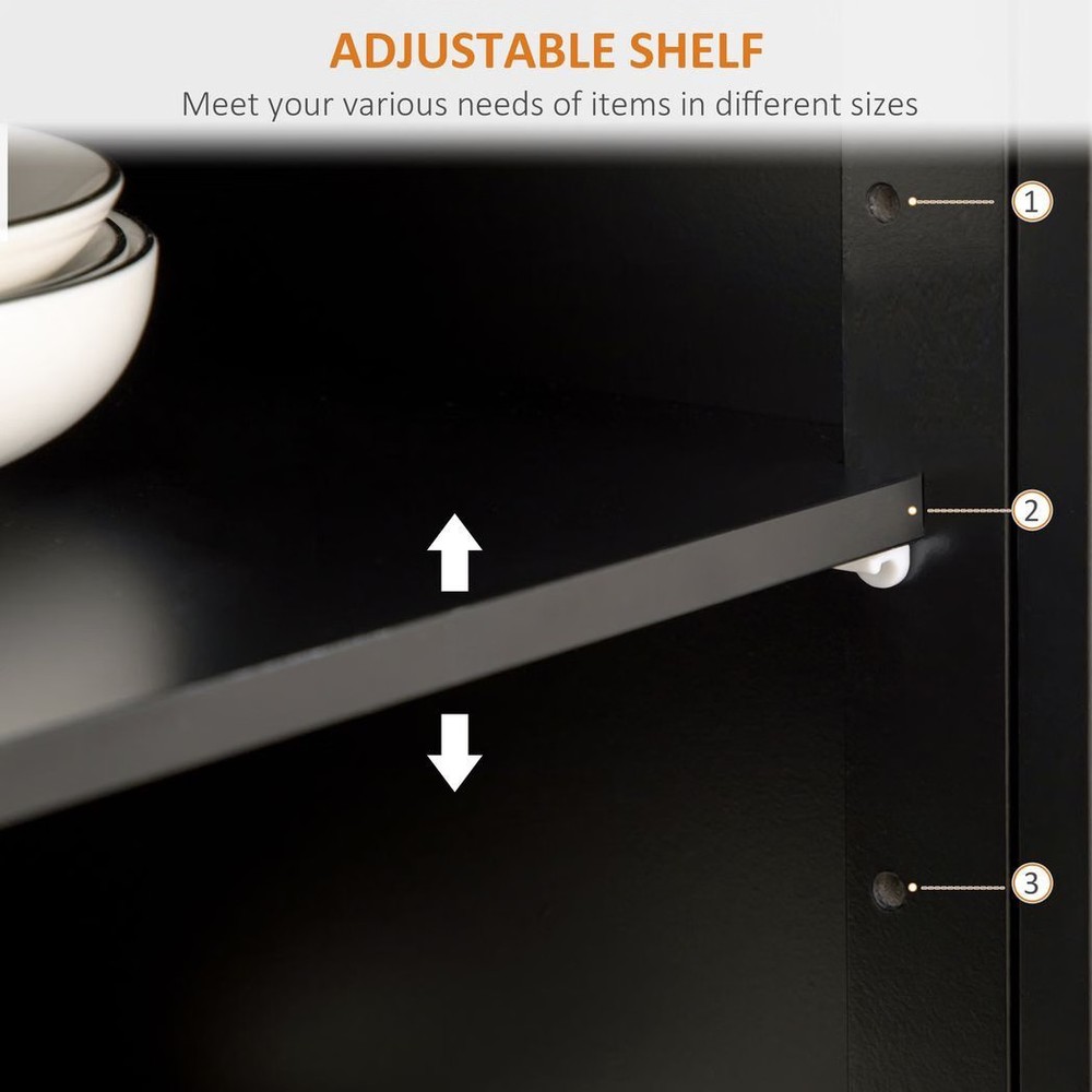 Storage Cabinets Black