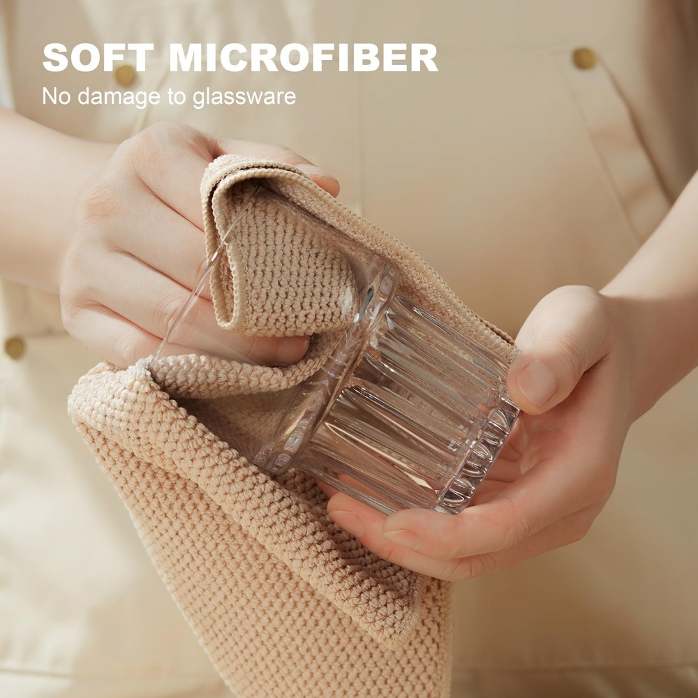 JOYMOOP Microfiber Cleaning Cloth, Soft Absorbent Cloth, MultiPurpose Cleanin...
