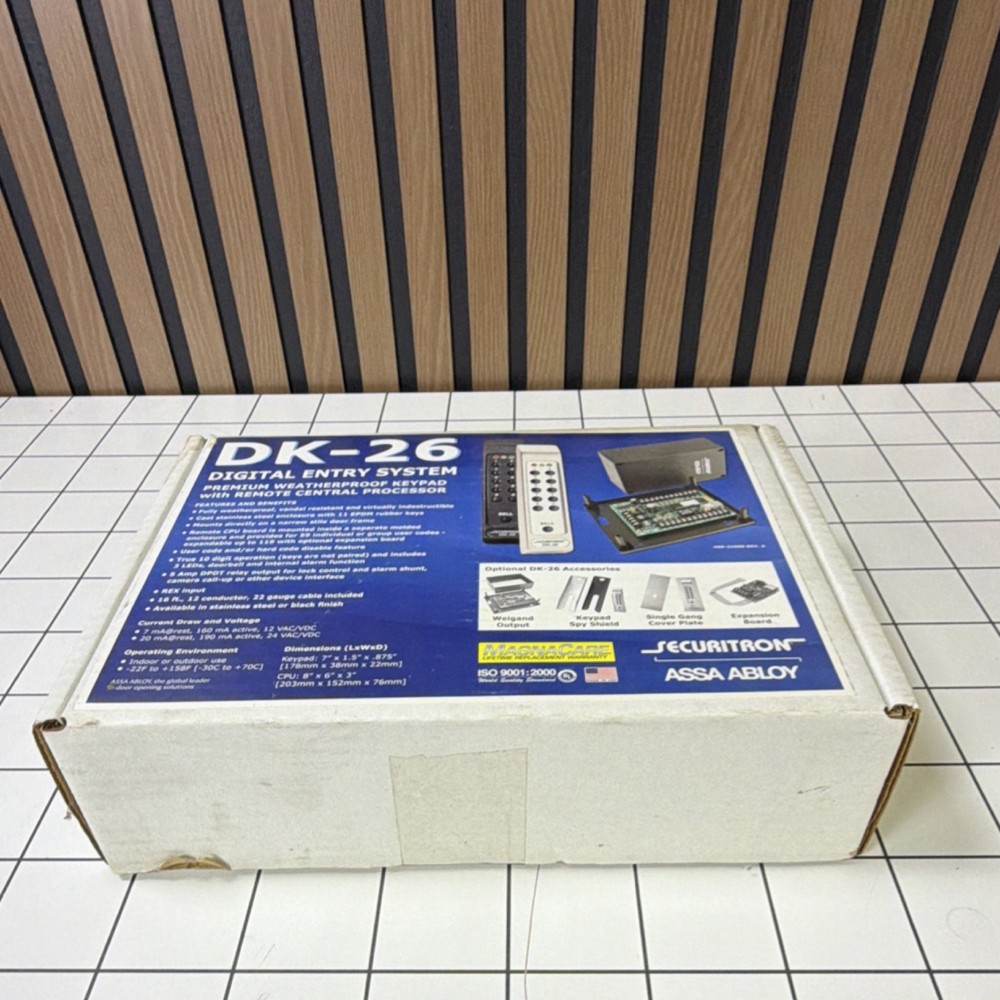 Securitron DK-26SS Weatherproof Digital Entry System Remote Central Processor