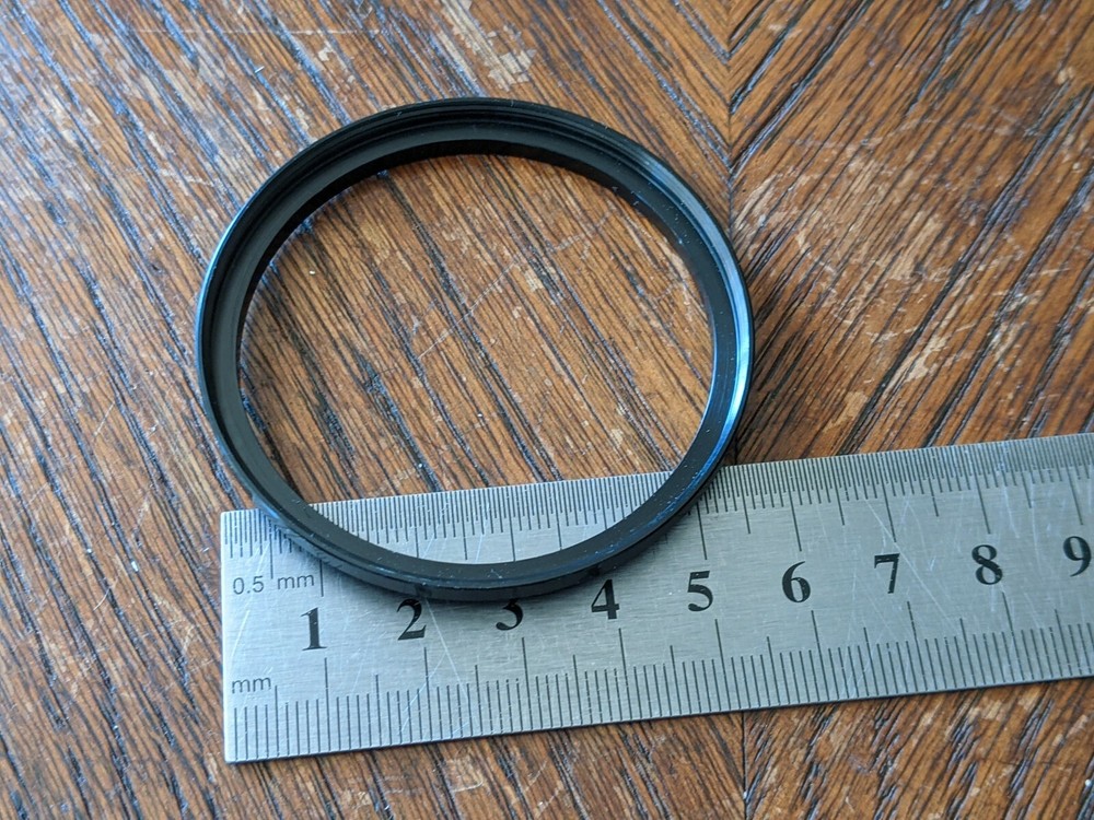 Step-up filter adapter ring 55mm - 58mm