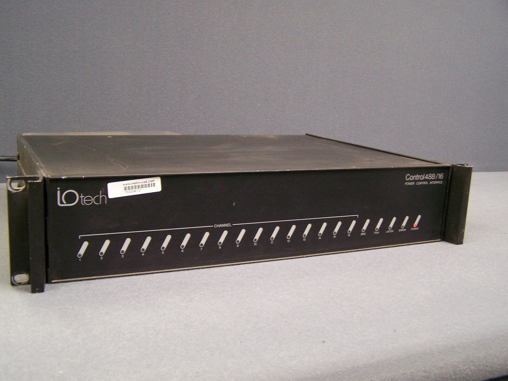 IO TECH CONTROL 488/16 POWER CONTROL INTERFACE IEEE488 SN 050912