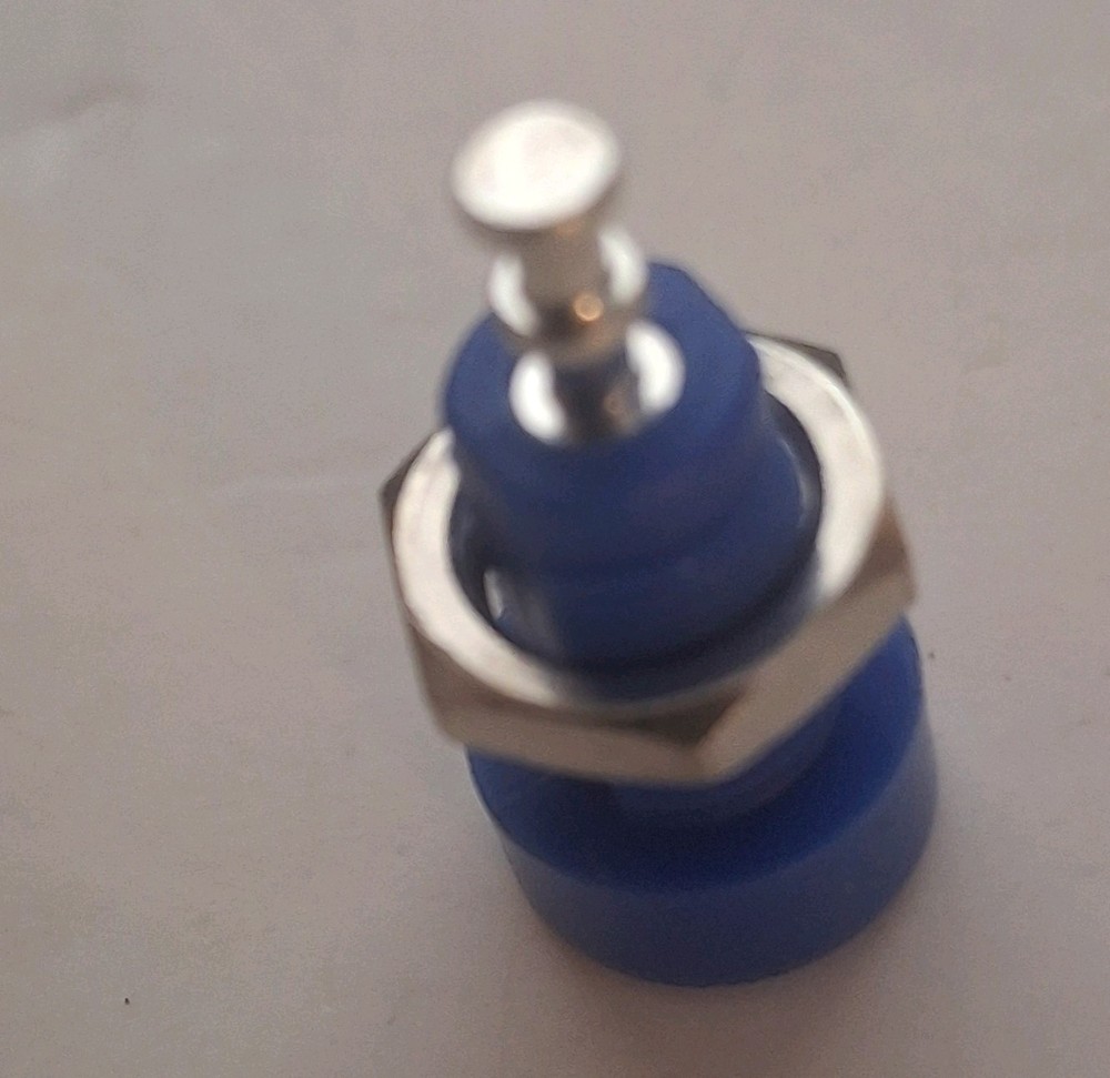 Banana Jack, Panel Mount , Blue, 15A