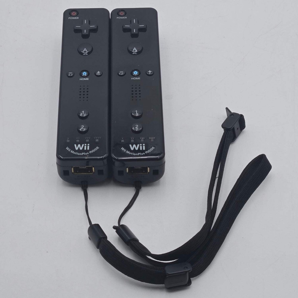 Nintendo Wii OEM MotionPlus Controllers RVL-036 Black