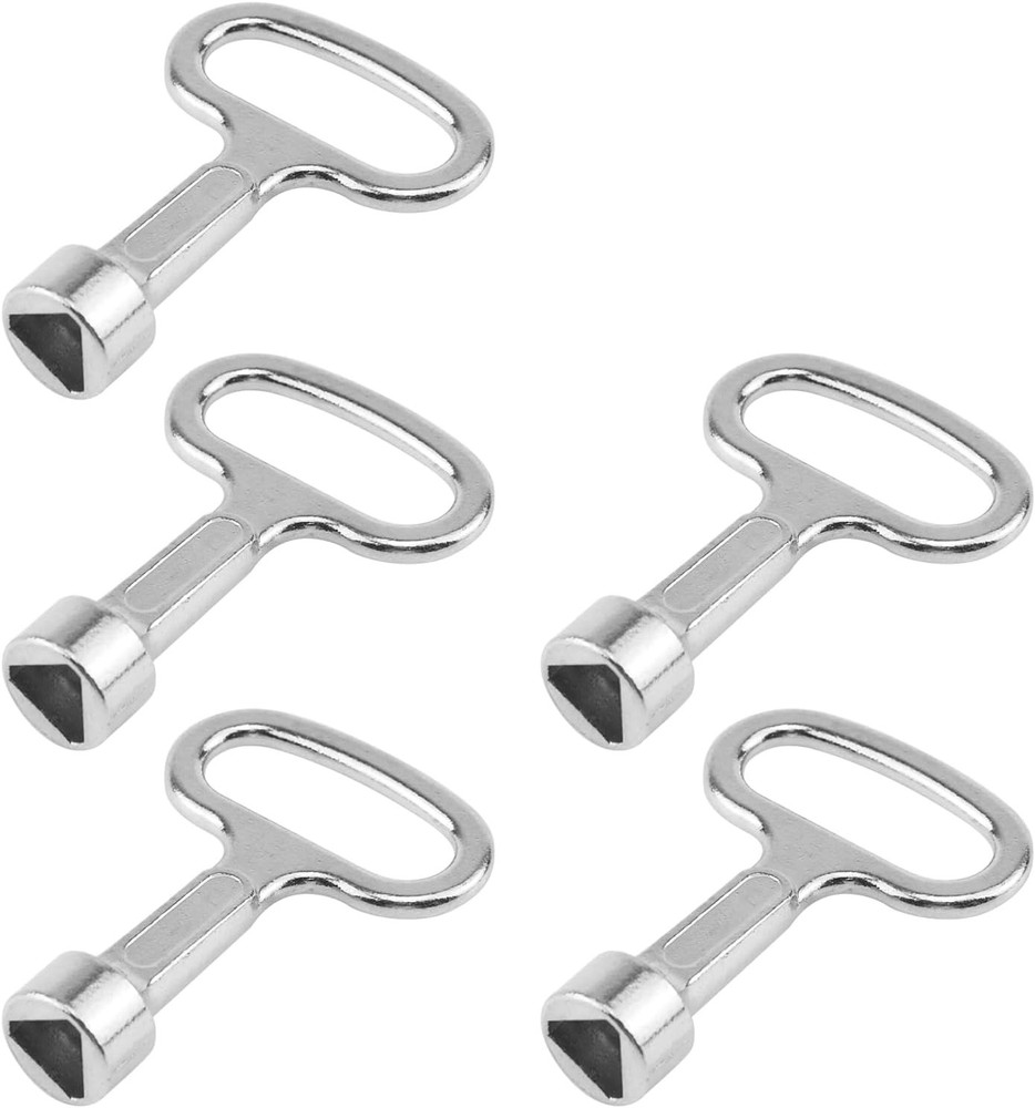 T Tulead Triangular Socket Key Triangle Cabinet Triangle,2"×1.5", Silver