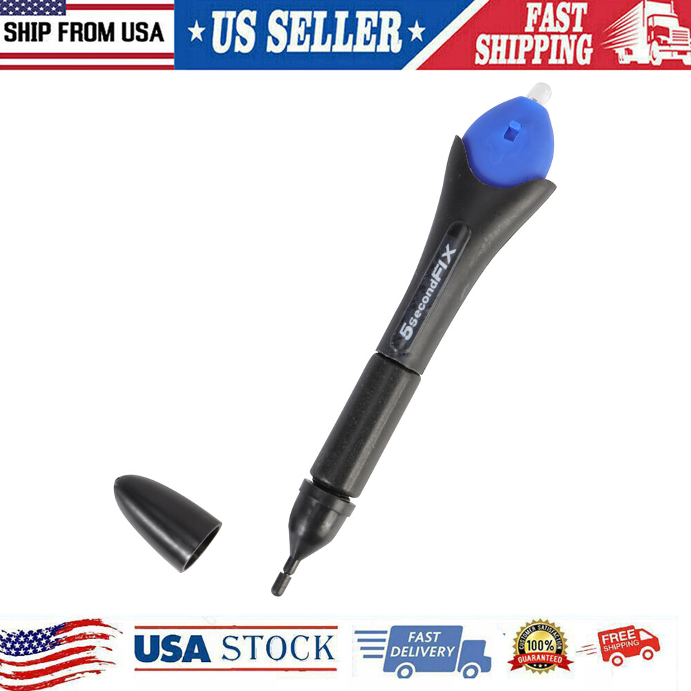 Fix UV Light Repair Tool Quick 5 Second Glue Refill Liquid Plastic Welding New