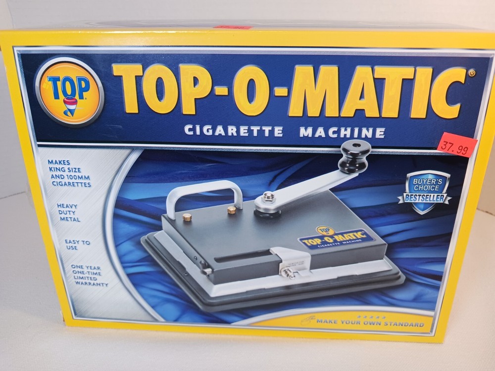 Top-O-Matic Cigarette Machine: Makes King Size and 100 MM Cigarettes