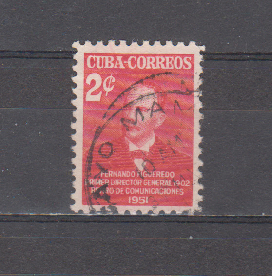 1CUBA  : 1951  - USED - SCOTT # 456
