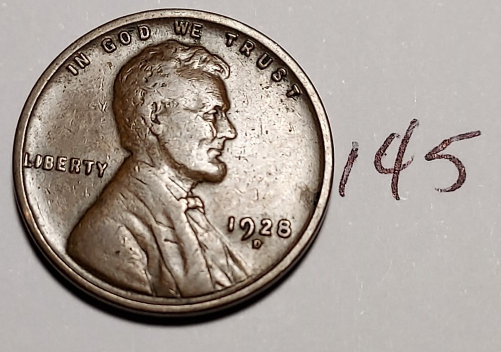 1928-D Lincoln Wheat Cent #145