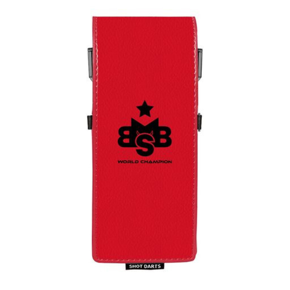 Shot Michael Smith World Champion Drop In Darts Case- Red