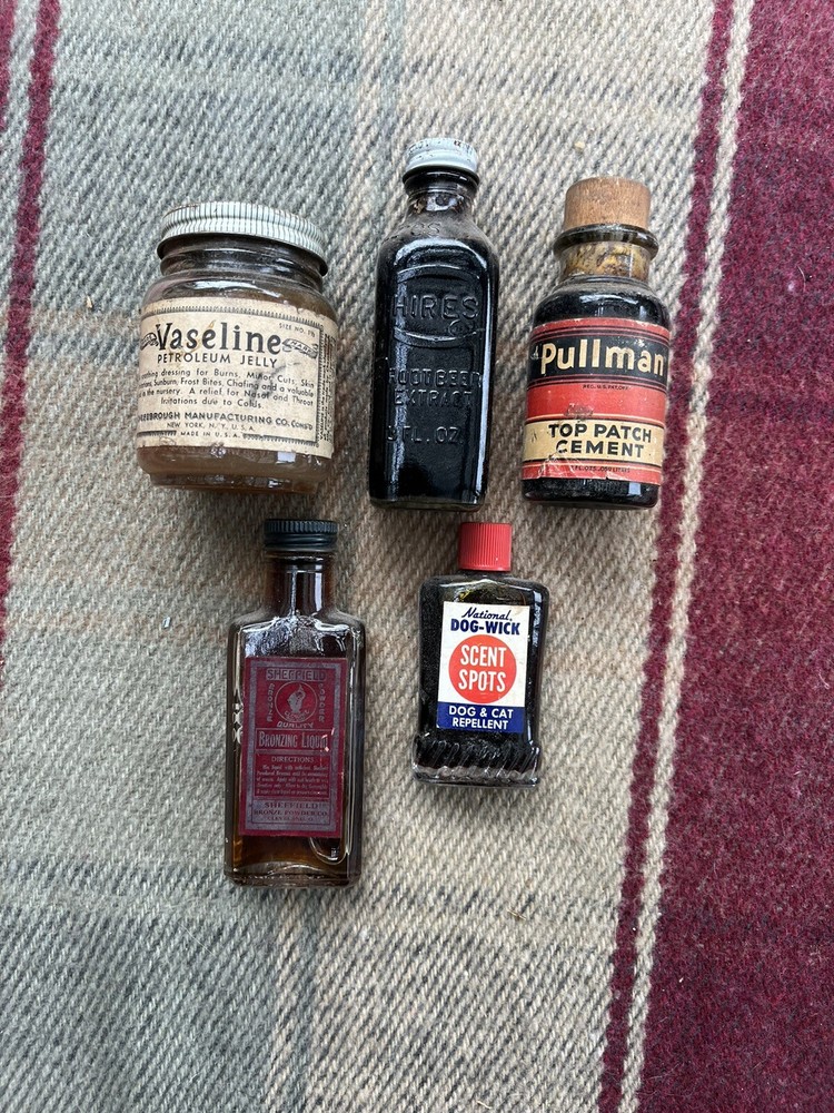 Vintage Glass Bottle Lot