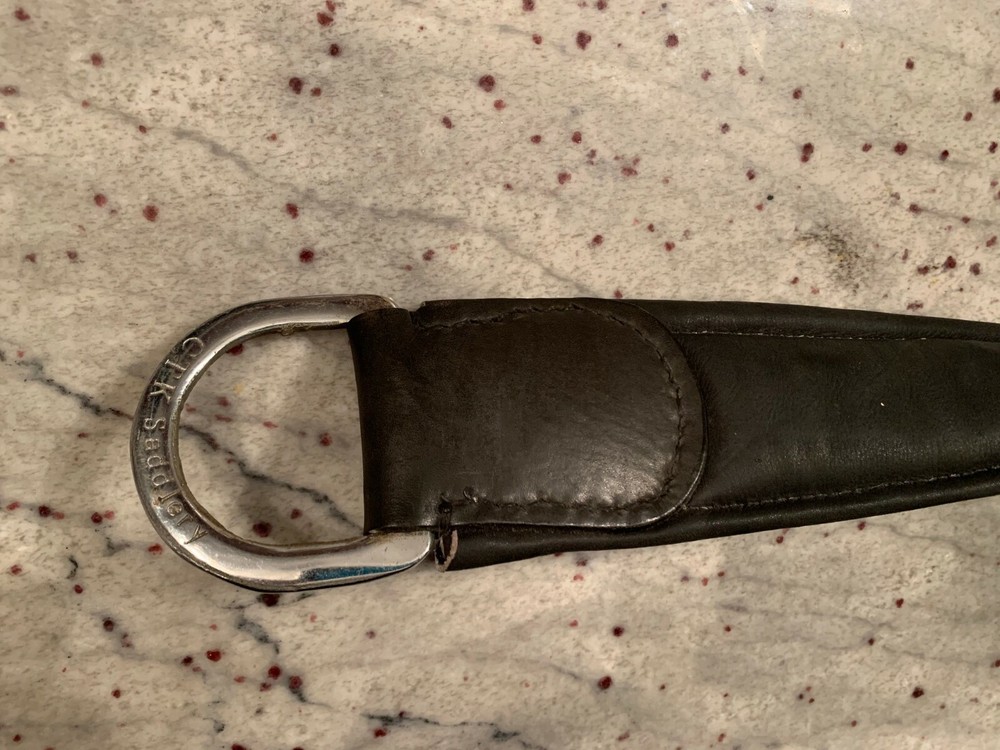 CTK Black Leather Cinch 44"