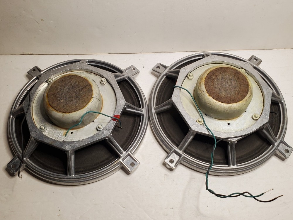 Vintage Pair (2) Ampex (JBL) 8" Midrange Mid Range Drivers Speakers 50's Working