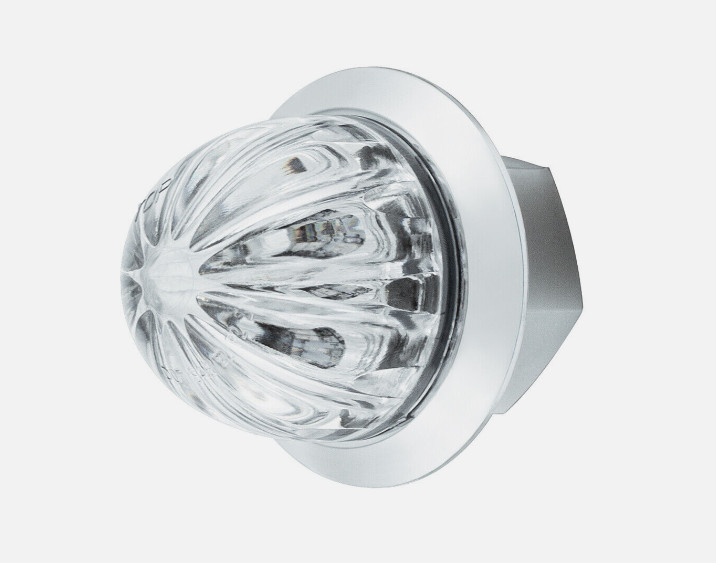 2 LED DUAL FUNCTION MINI WATERMELON LIGHT (CLEARANCE/MARKER) - WHITE LED/CLR LEN