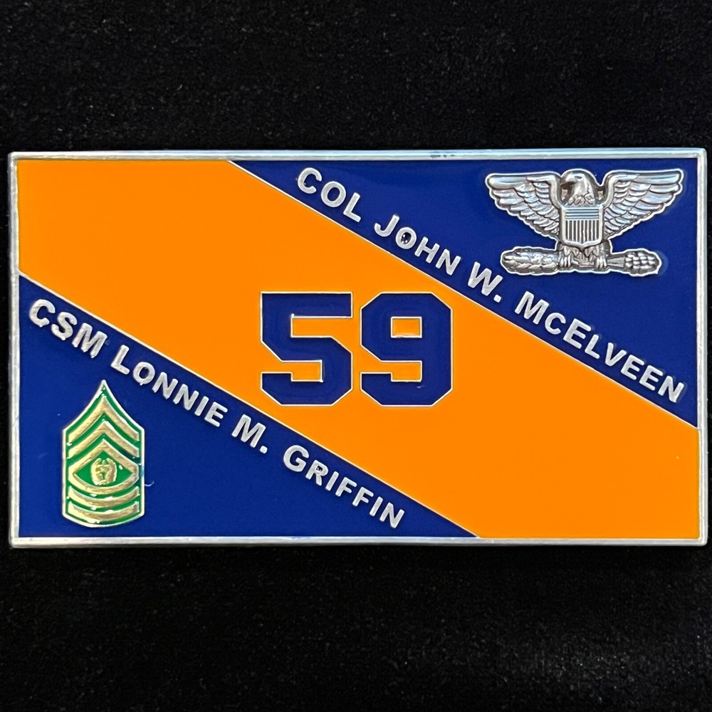 59th Aviation Troop Command Commander & CSM Challenge Coin