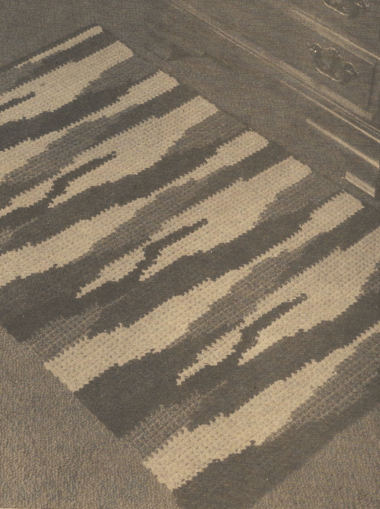 vintage, Safari Rug crochet pattern instructions