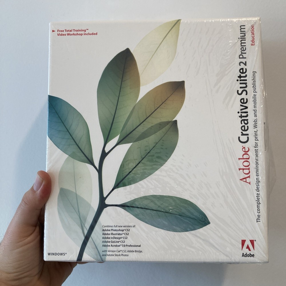 Adobe CS2 Creative Suite 2 Premium Education Version - Windows OS Version