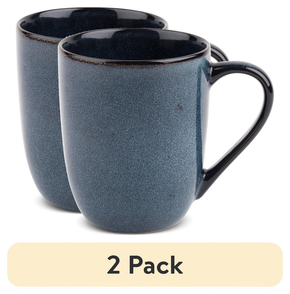 17 fl oz Atlantic Blue Stoneware Mug