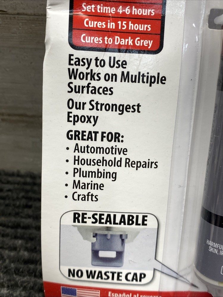 J-B Weld 50165 25ml Epoxy Syringe, Plain