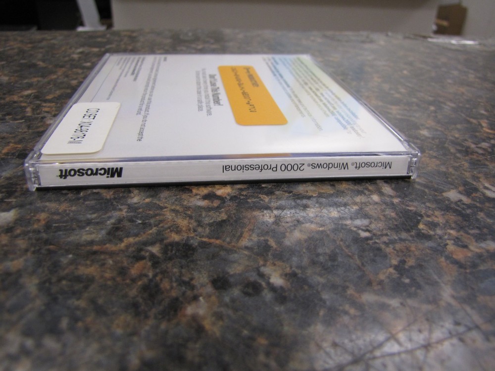 MICROSOFT WINDOWS 2000 PROFESSIONAL CD Unsealed w/ Product Key -MS29