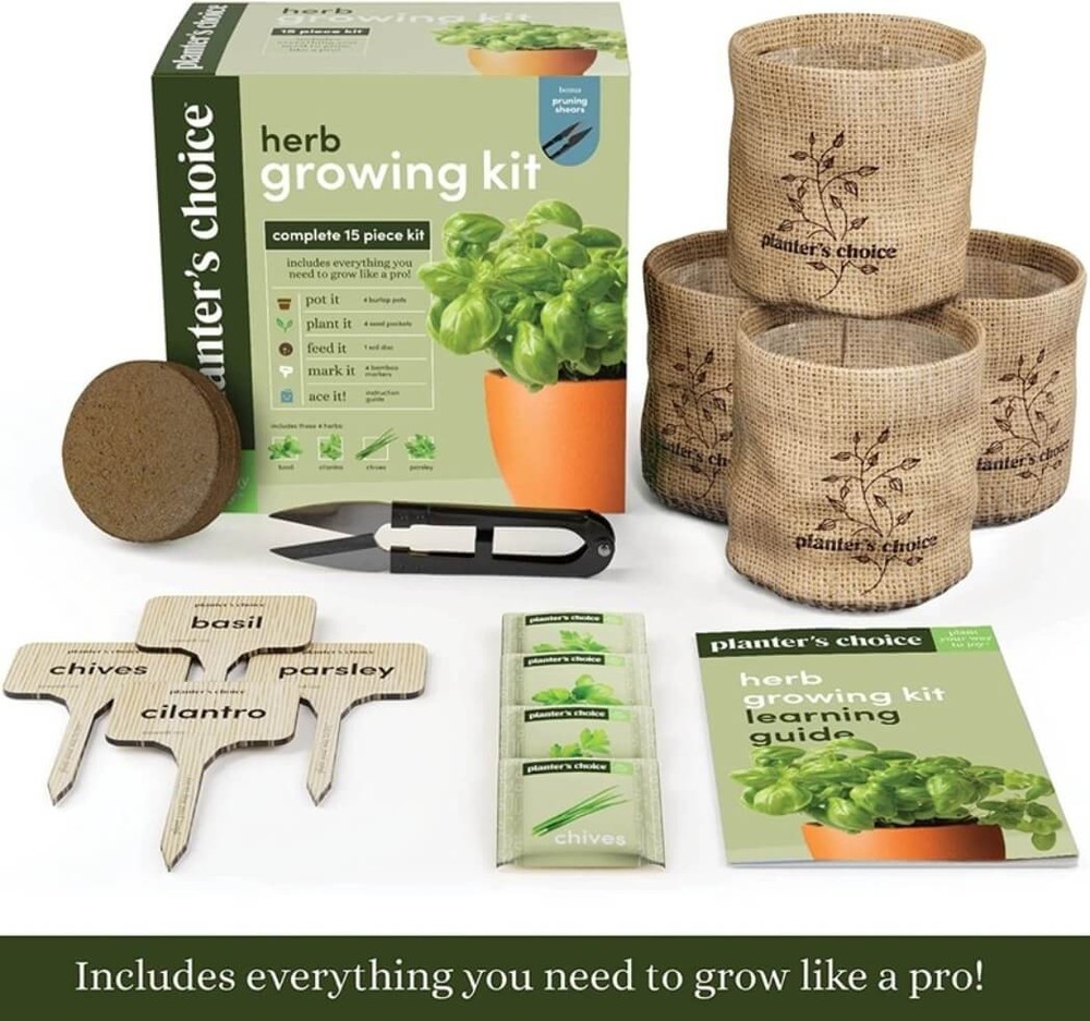 Planter's Choice Indoor Herb Growing Kit