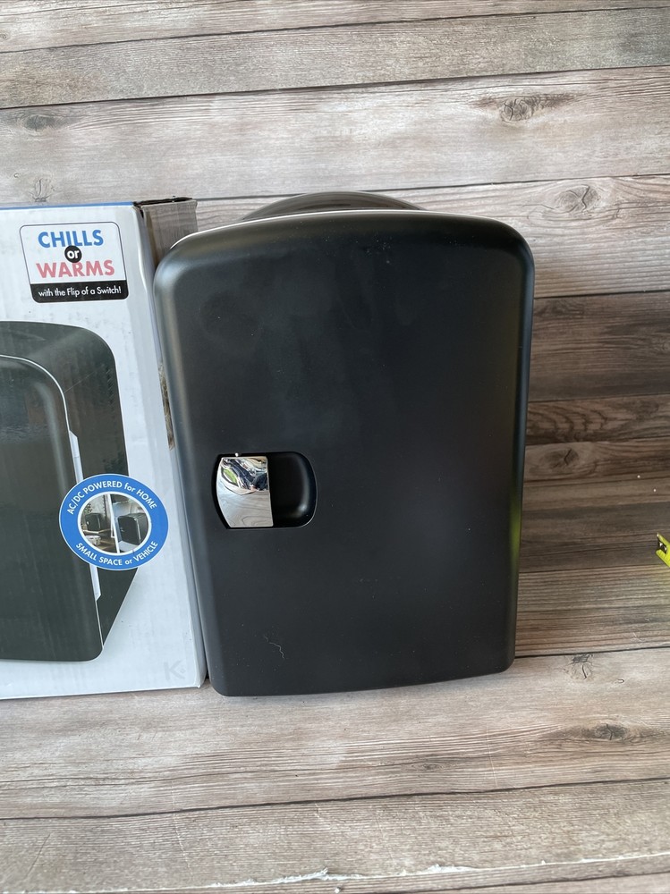 Personal Chiller Mini Fridge Small Space Cooler Black MISSING CORD