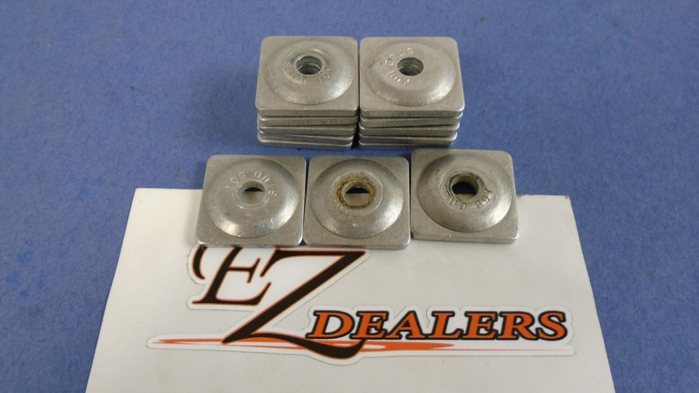 Stud Boy Aluminum Stud Backers 5/16" Hole for 1/4"-20 Stud Threads (13 Pieces)