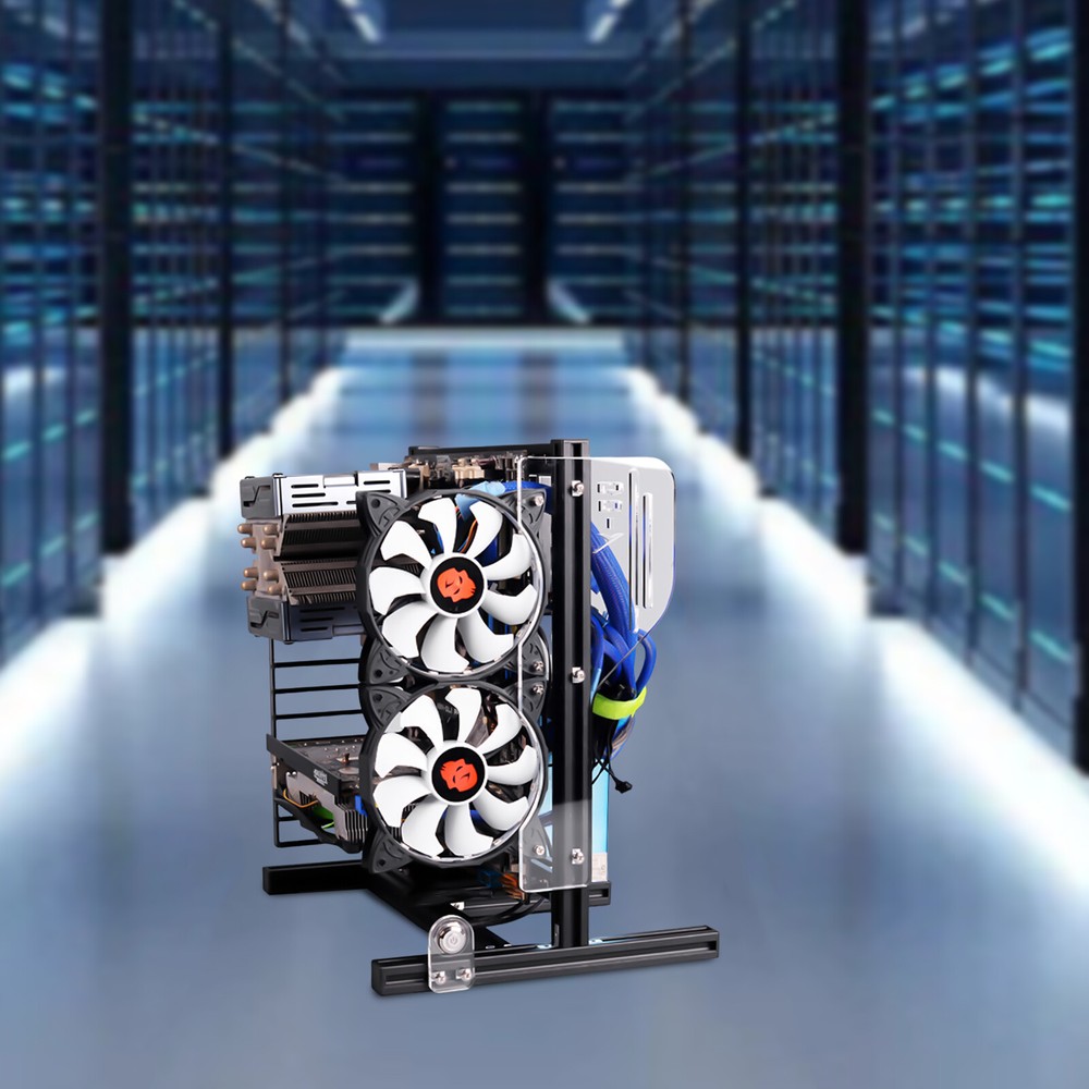 DIY PC Frame Vertical Test Bench Open Air Case Chassic Motherboard Frame Holder