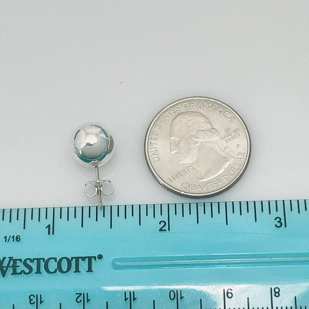 Tiffany Bead Earring Single Replacement Lost Silver Ball HardWear Stud 10mm
