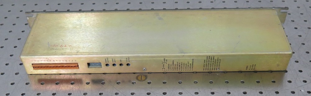 R193279 Zetron Model 38 Repeater Tone Panel