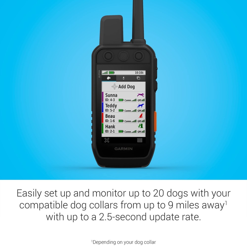 Garmin Alpha 300i Handheld, Advanced Tracking and Training Handheld with