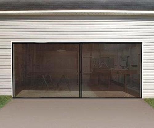 Bug Screen for Double Sized Garage Door