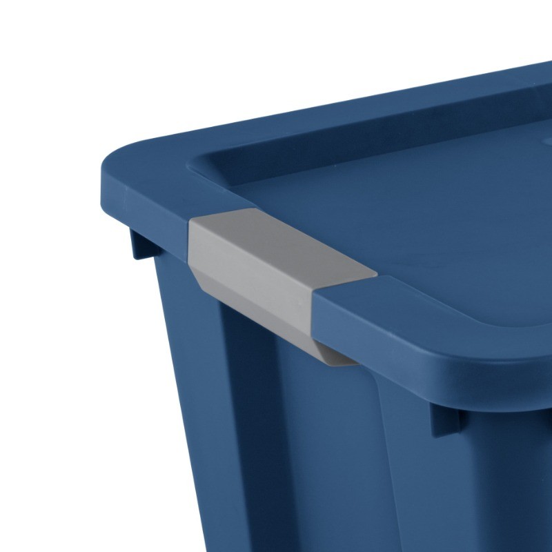 (2 pack) Sterilite Large Storage Bin, 20 Gallon Plastic Storage Container , Blue