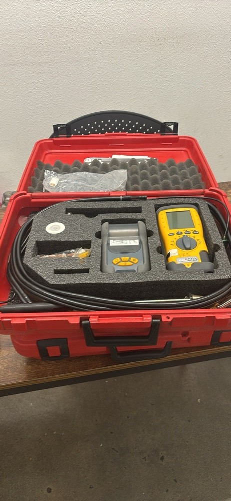 UEi C125 Combustion Efficiency Analyzer KIT, Printer, Case, Probes