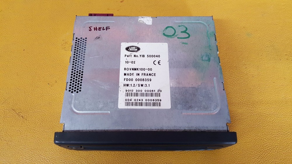 2003 2004 RANGE ROVER GPS NAVIGATION SYSTEM DVD PLAYER # YIB500040